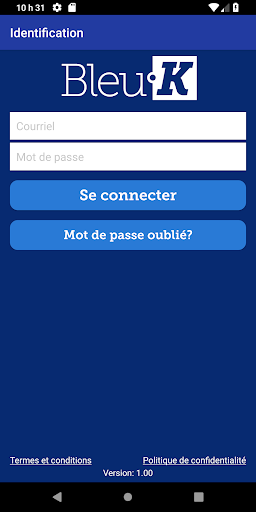 Android application Operator screenshort