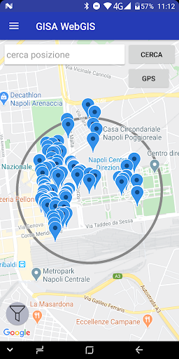 Android application GISA Web GIS screenshort