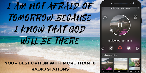 Android application radio gethsemane screenshort