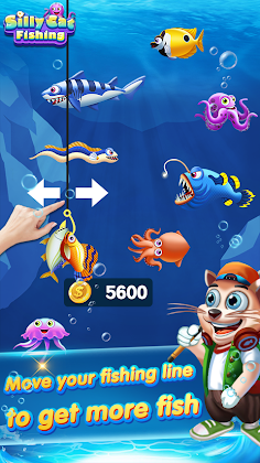 Cat Fishing—Silly Cat Game - Screenshot 1