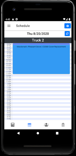 Android application Skedit screenshort