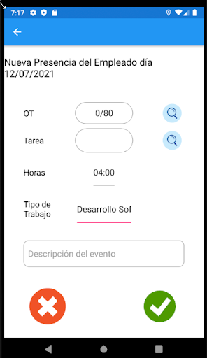 GESTIÓN APP Screen 2