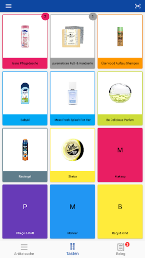 Android application Kassensystem KORONApos Express screenshort