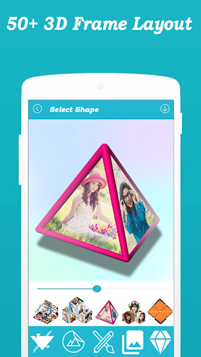 3D Cube PhotoFramePhotoEditor Screen 2