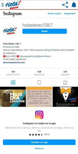 Hola Estéreo Screen 3