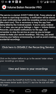 Volume Button Recorder