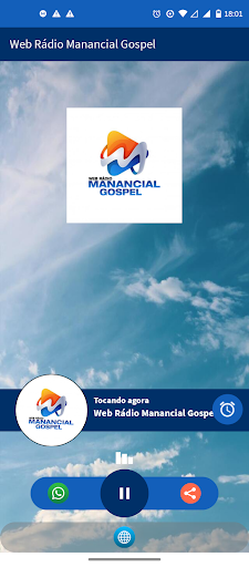 Android application Web Rádio Manancial Gospel screenshort