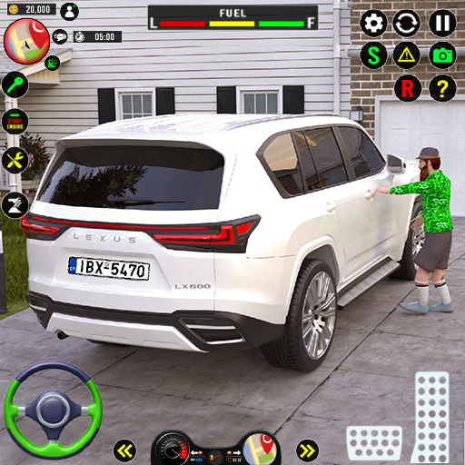 Car Games: School Car Driving  Icon