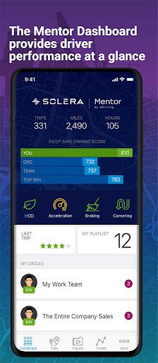 Android application Mentor Business by eDriving℠ screenshort