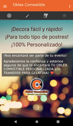Oblea Comestible Screen 2
