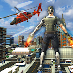 Cover Image of Baixar Flying Hero- City Crime Shooti  APK