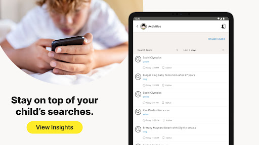 Screenshot of Norton Family Parental Control