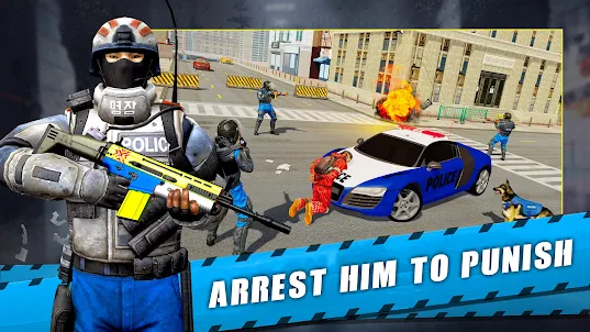 Police Games: 警察 小遊戲 現代的 真的 槍