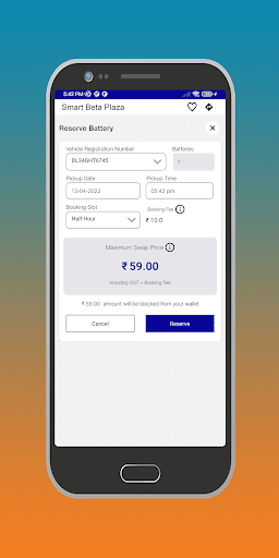 Android application Jio-bp pulse Swap screenshort