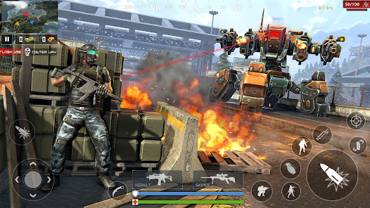 Captura de Pantalla 2 ATSS 2: Offline Shooting Games android