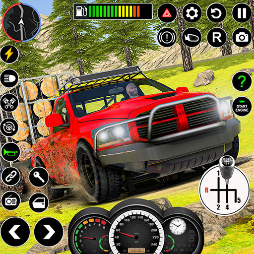Android application Offroad Jeep Driving Car Game screenshort
