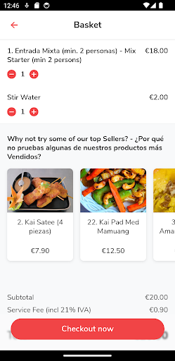 Homer Food Delivery Screen 3