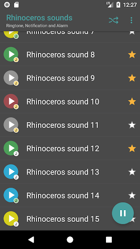Rhinoceros sounds Screen 2