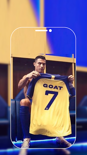 Ronaldo Al Nassr Wallpaper 4k Screen 2