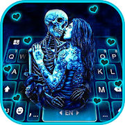 Ghost Lovers Kiss Keyboard Theme