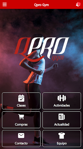 Android application QPro Gym screenshort