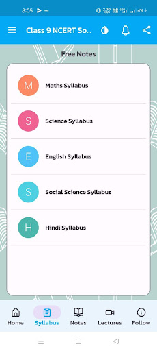 Class 9 NCERT Solutions Screen 3