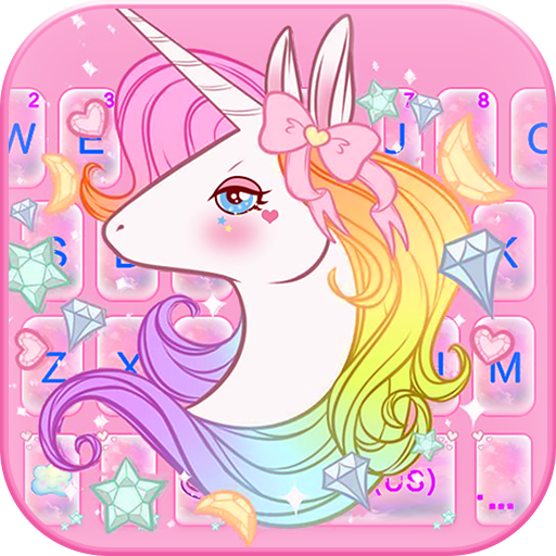 Pinky Unicorn Dreamy Keyboard logo