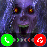 Answer call from scary ghost (prank) icon