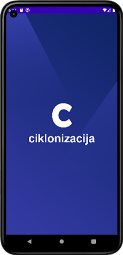 Android application Ciklonizacija screenshort
