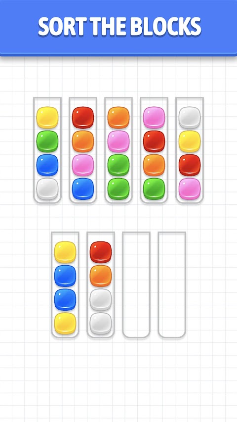 ブロックソートパズル-カラーソートゲームのおすすめ画像2