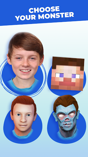 Android application Head morph: photo warp 3D face screenshort