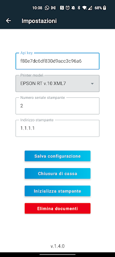 Android application Gateway Fiscale screenshort