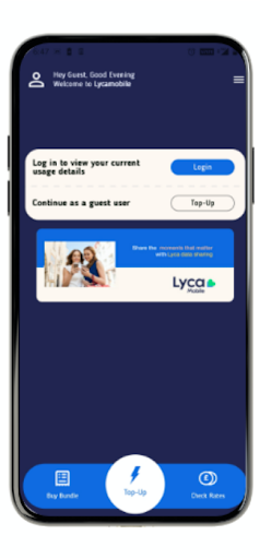 Lycamobile Business app for Android Preview 1