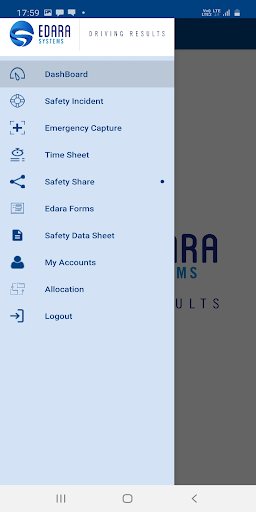 Edara system Screen 3
