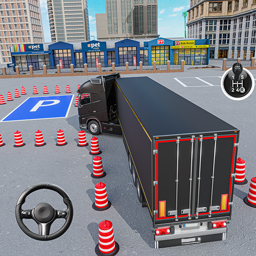 Real Euro Truck Parking Games Logo