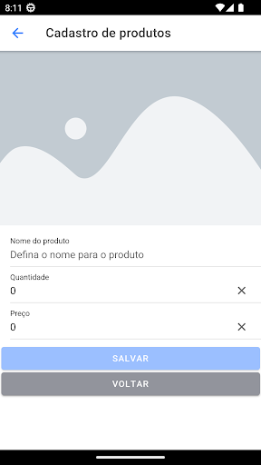 Cadastro de Produtos Simples Screen 2