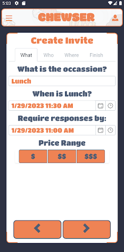 Chewser Screen 2