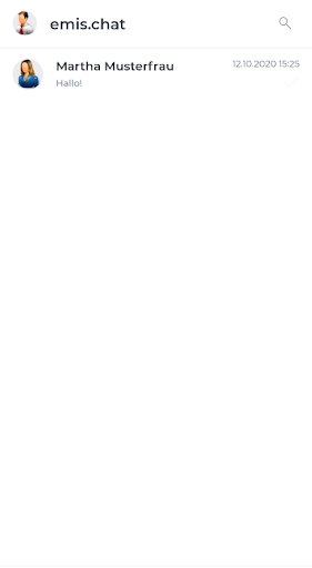 Android application emis.chat screenshort