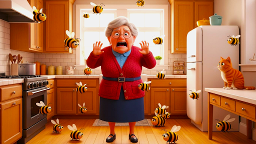 Kitty Vs Granny House Prank