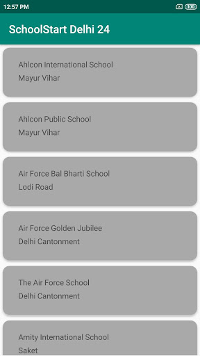 Android application SchoolStart Delhi 24 screenshort