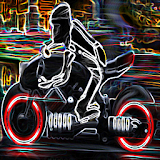 Laser Cycle Racer Metro Maze icon