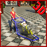Drive thru supermarket Shopping icon