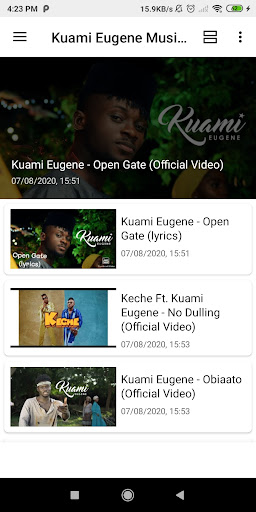 Kuami Eugene App Screen 3