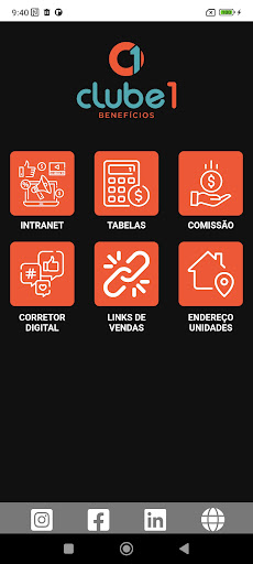 Android application Clube 1 Benefícios screenshort