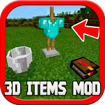 Cover Image of Unduh 3D Items Mod for Minecraft PE 5.96 APK