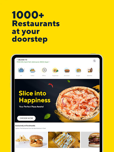 Screenshot of Foodmandu