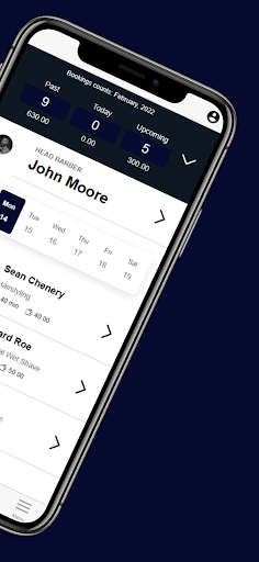 Screenshot of Barberly Business