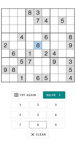 SuSolver -Sudoku Solver Camera Screen 2