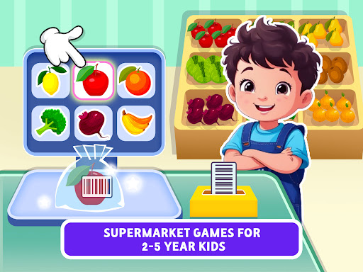 Android application Grocery Market Kids Cashier screenshort