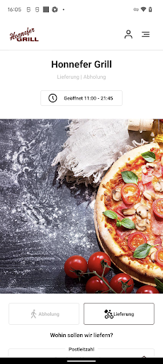 Android application Honnefer Grill screenshort